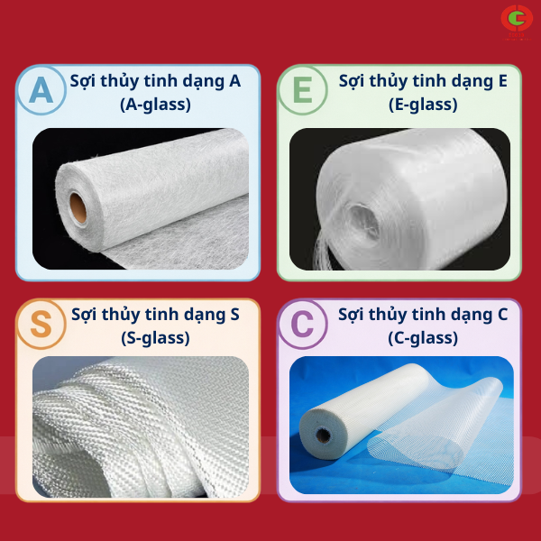 C&aacute;c loại sợi thủy tinh hiện nay