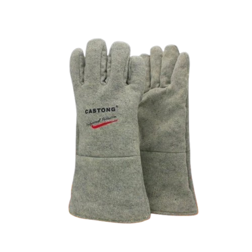Găng tay sợi Carbon chịu nhiệt độ cao (500°C) màu xanh lá