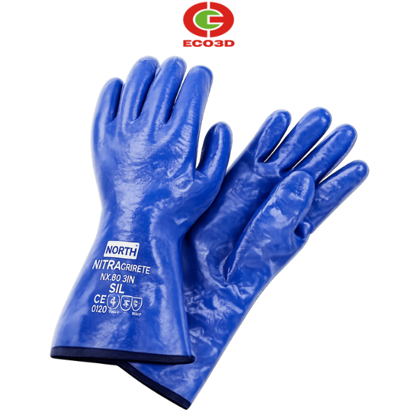 Găng tay chống hóa chất Nitrile NK803IN