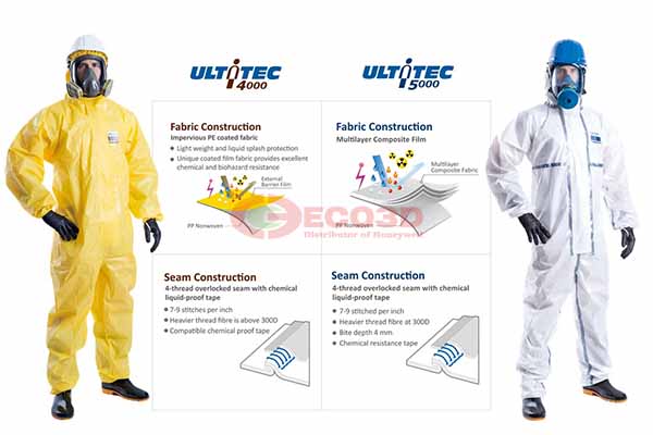 Cấu tạo quần áo chống hóa chất Ultitec