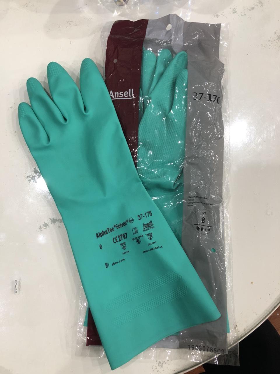 găng tay chống hóa chất ansell alphatec 37-176