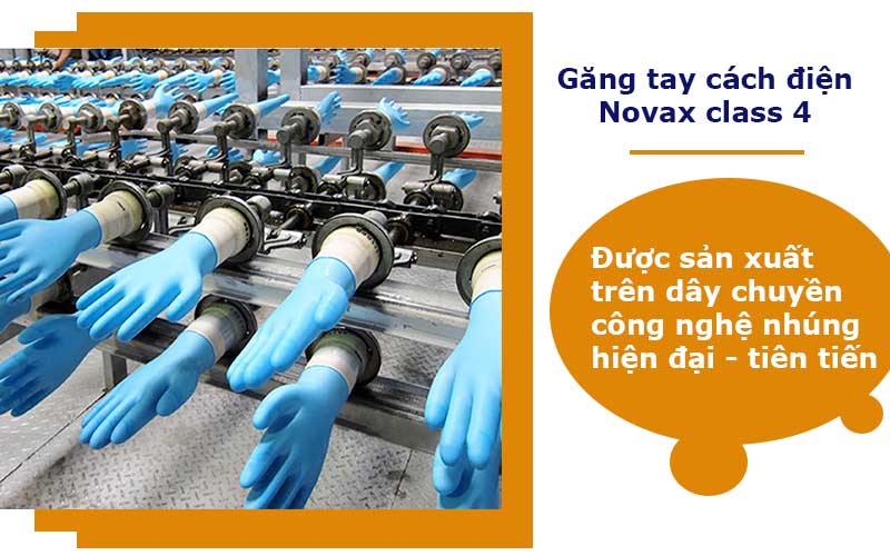 găng tay cách điện Novax class 4
