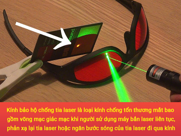 Đặc điểm kính chống tia laser