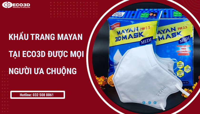 khẩu trang Mayan được mọi người ưa chuộng