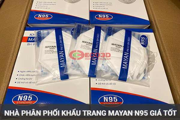 Nhà phân phối khẩu trang Mayan N95 giá tốt