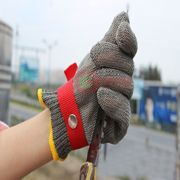 găng tay chống cắt sơi thép
