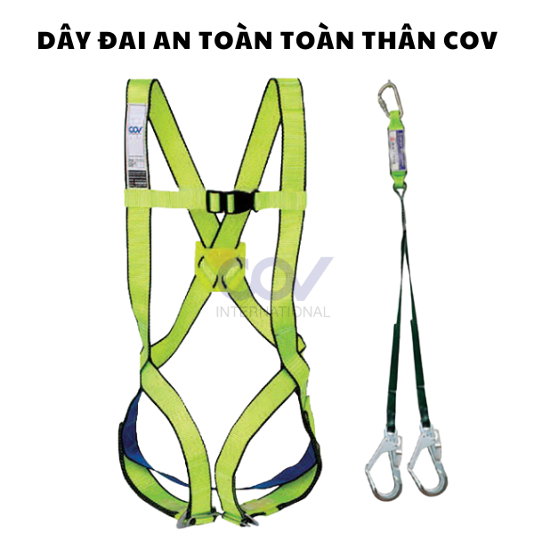 Dây đai an toàn toàn thân COV móc sắt