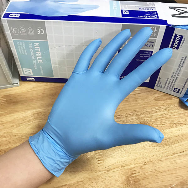 Găng tay bảo vệ hóa chất dùng 1 lần LA049