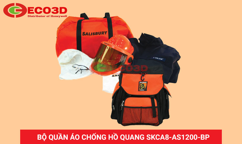 Bộ quần áo chống tia hồ quang Arc flash SKCA8-AS1200-BP