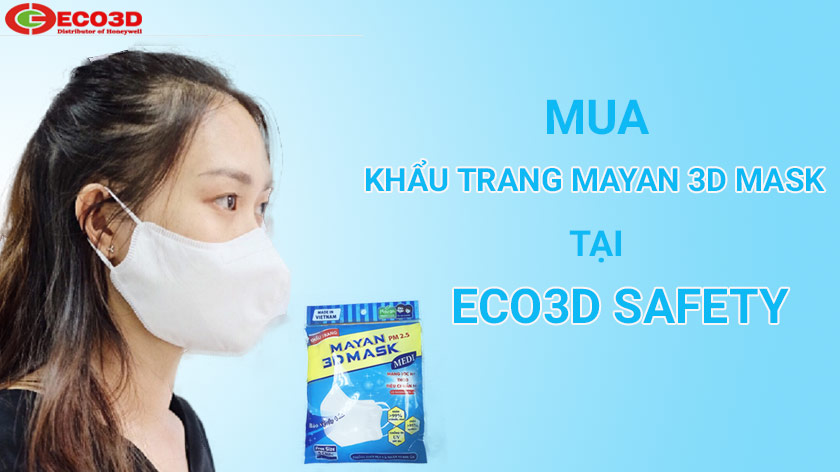 mua khẩu trang Mayan 3d mask tại ECO3D