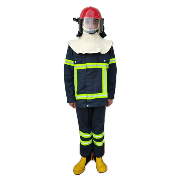 Bộ trang phục chống cháy Nomex Hàn Quốc, chịu nhiệt 300 độ, màu xanh đen