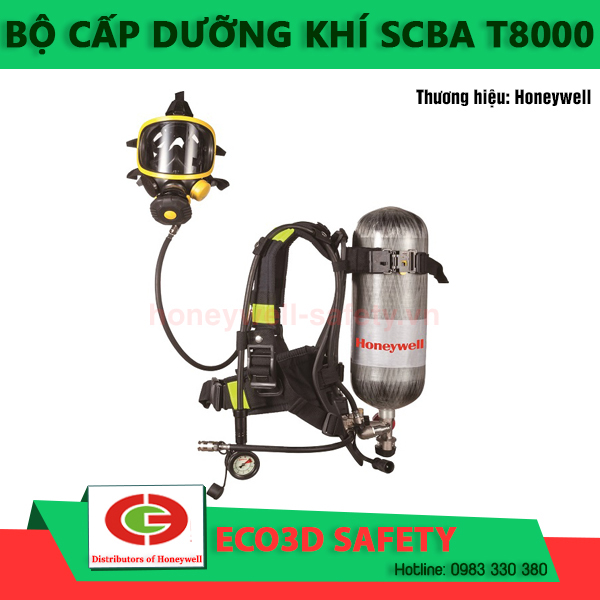 Bộ cấp dưỡng khí cá nhân T8000 SCBA - Thiết bị không thể thiếu trong môi trường độc hại