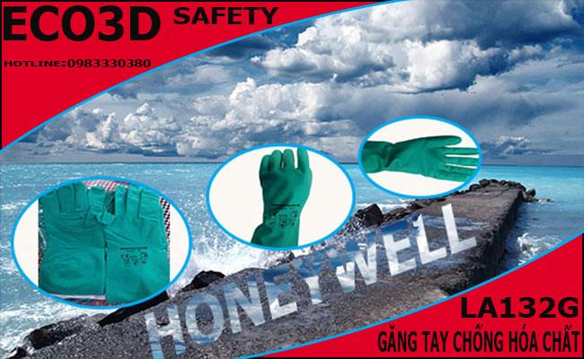 Găng tay chống hóa chất Honeywell-Găng tay chống hóa chất LA132G