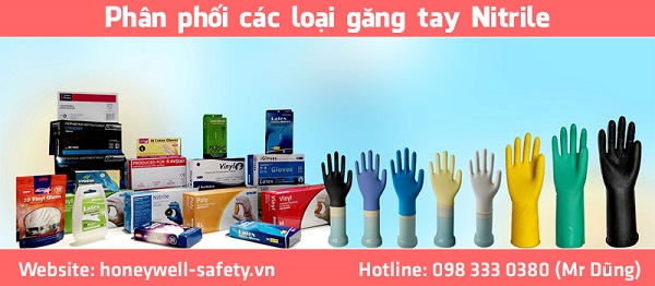 Các chất liệu của găng tay bảo hộ được sử dụng phổ biến