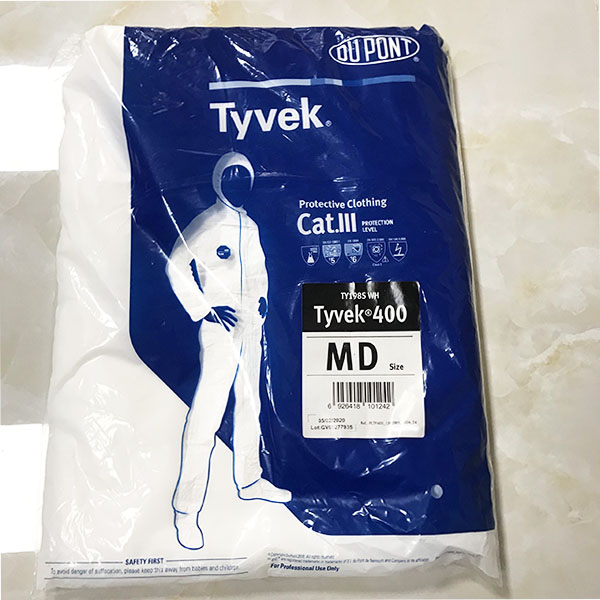Quần áo chống hóa chất Dupont Tyvek